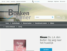 Tablet Screenshot of deboekenkamer.nl